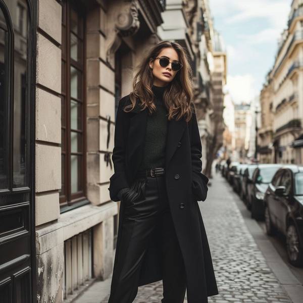 黑色褲子配什么顏色上衣好看，秋冬黑色褲子配色指南：這6種上衣顏色時髦又顯瘦