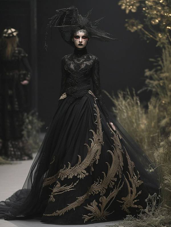 黑色與什么顏色搭配好看，黑金配色：高級時尚的永恒經典搭配法則