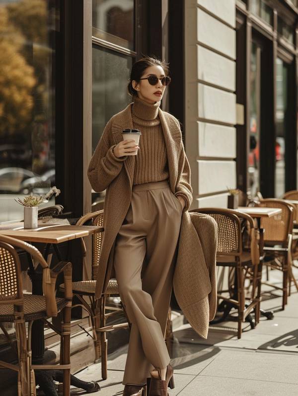 駝色褲子配什么顏色上衣好看，駝色褲子穿搭指南與上衣色彩搭配秘籍