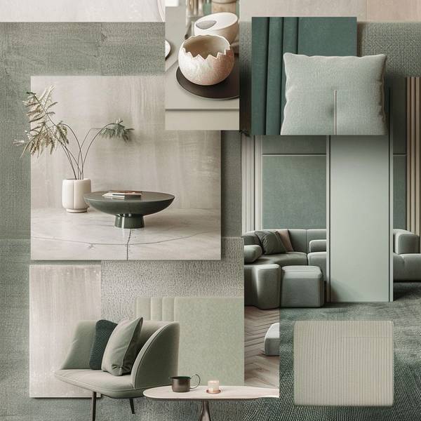 淺綠色搭配什么顏色好看，淺綠搭配米白柔和淡金高級配色方案