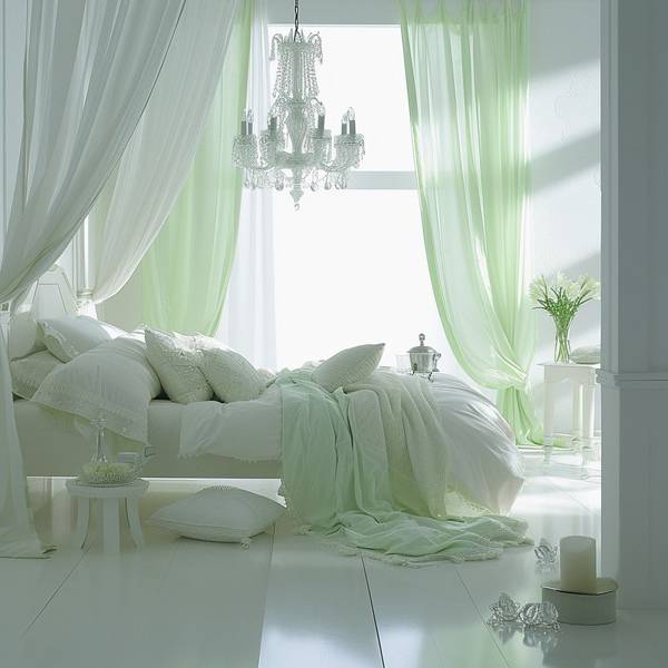 綠色和什么顏色搭配好看，春意新綠配象牙白的和諧之美