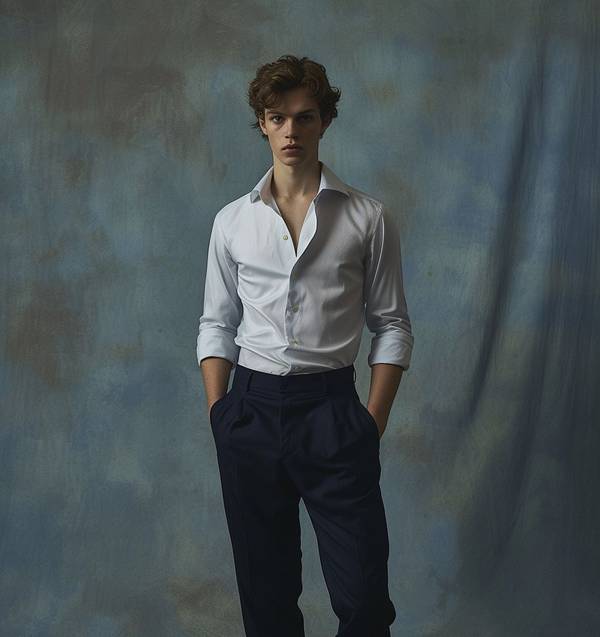 藍色褲子配什么顏色上衣好看，優(yōu)雅藍褲穿搭指南：從牛仔藍到克萊因藍的配色方案