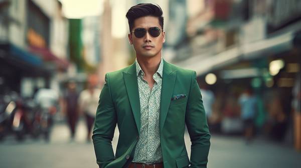 草綠色褲子配什么顏色上衣，草綠色褲子的萬能配色指南讓你輕松出彩