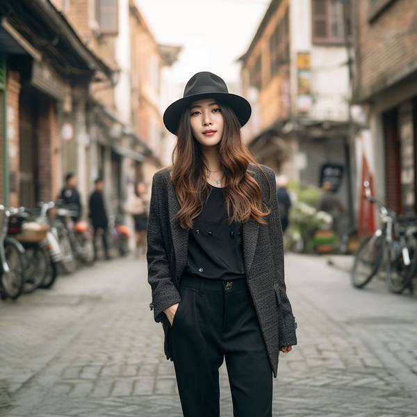 黑褲子配什么顏色上衣，黑色褲子搭配這幾種上衣顏色經典又顯氣質