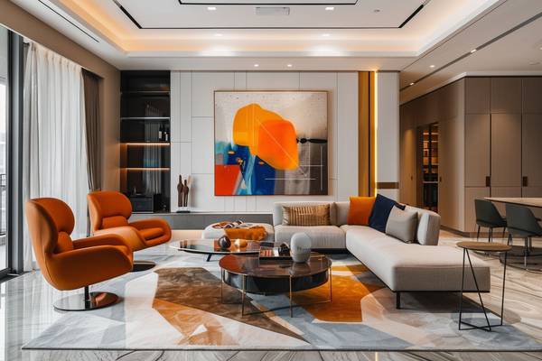 高級灰配什么顏色好看，高級灰與暖橙色搭配彰顯高級質感美學