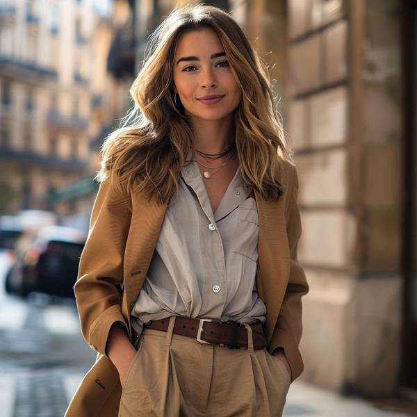 卡其色上衣配什么顏色褲子，卡其色上衣搭配褲子色彩的萬能指南