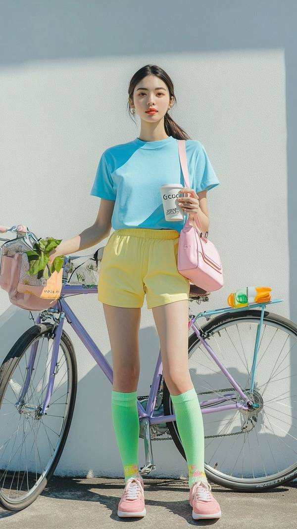 黑色短袖配什么顏色短褲，黑色短袖搭配色彩短褲的穿搭指南