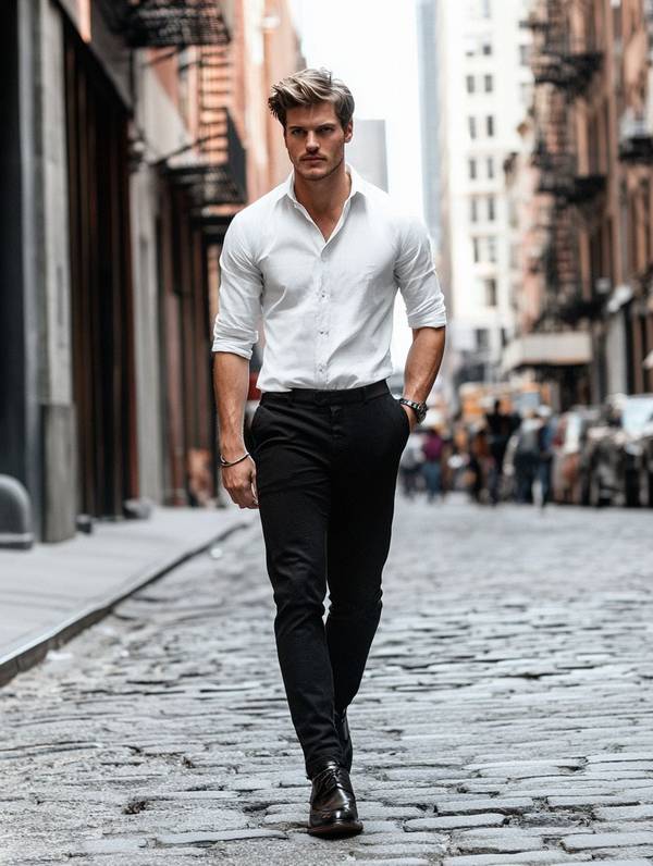 黑色褲子配什么顏色鞋子，最適合黑色褲子的5種鞋色搭配與避坑指南