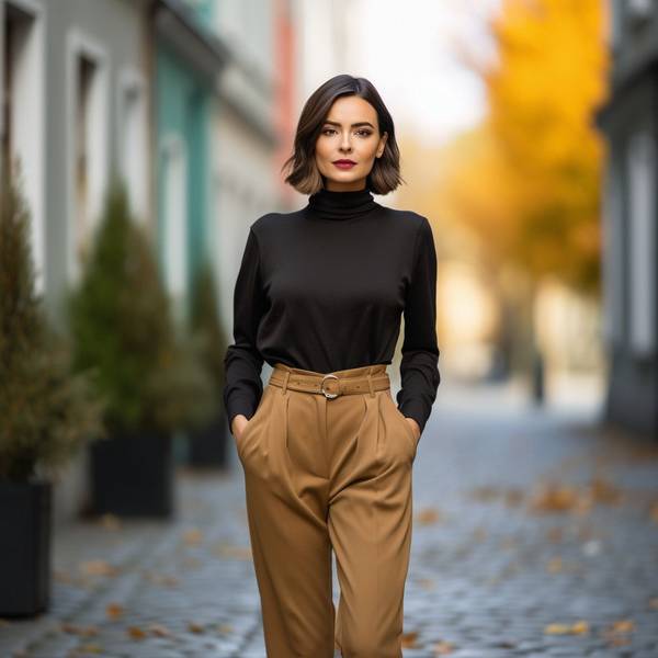 黑色上衣配什么顏色的褲子，黑色上衣搭配各種顏色褲子的完美指南