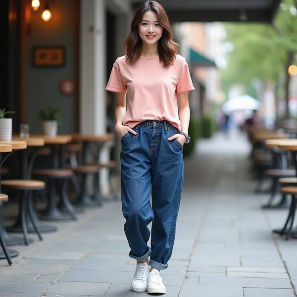 粉色褲子搭配什么顏色上衣，粉色褲子配這5種顏色上衣洋氣又顯白