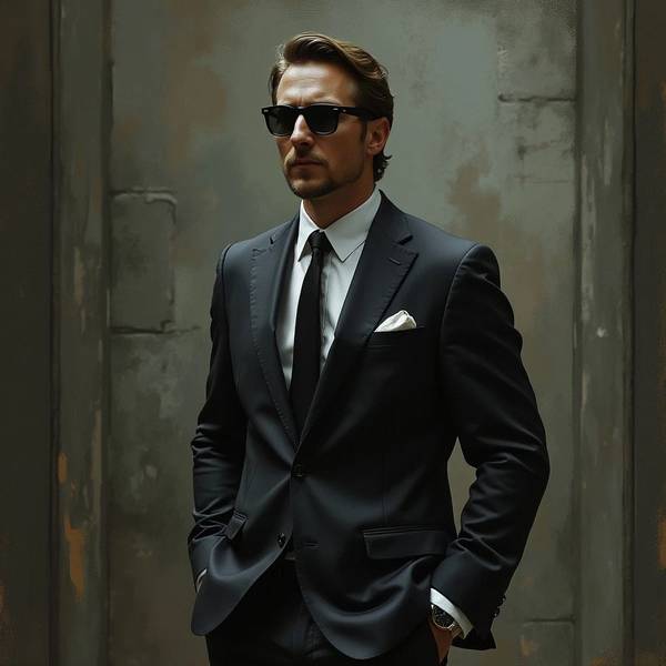 黑色西裝配什么顏色領帶，9款黑色西裝領帶配色方案