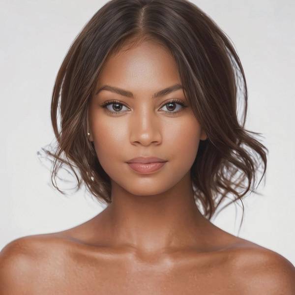 皮膚黑的人適合什么顏色的頭發，深膚色的絕美發色指南與搭配法則